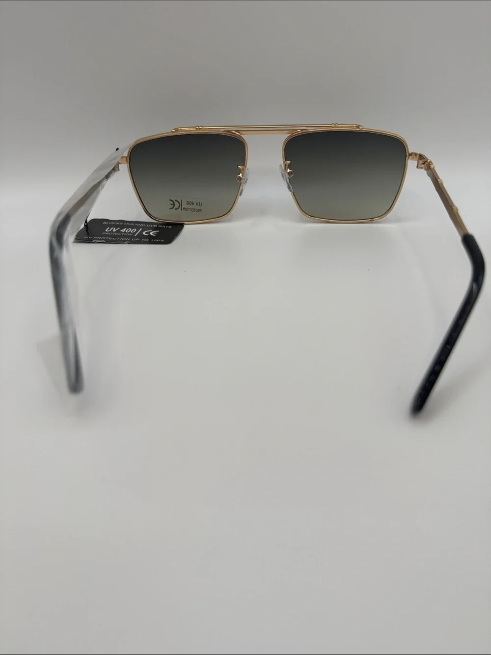 Gold Frame Grey Lens Women's Sunglasses
